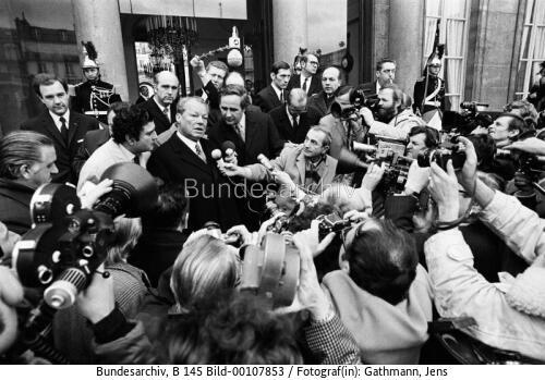 Bundeskanzler Brandt in Frankreich 1971