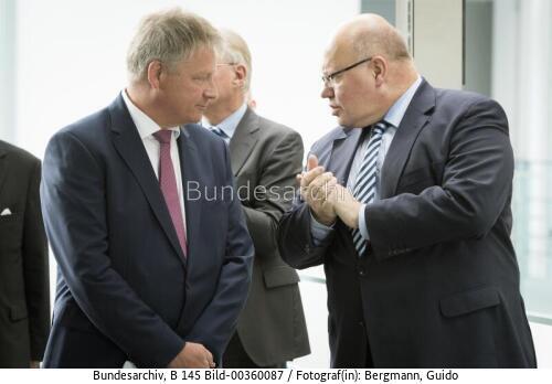 BM Peter Altmaier und Bruno Kahl 2016