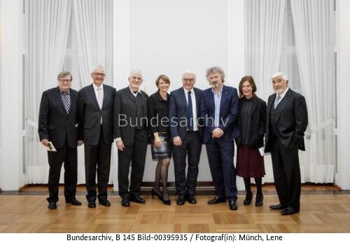 Bundespräsident Steinmeier bei einer Soiree zum 100. Geburtstag von Heinrich Böll 2017