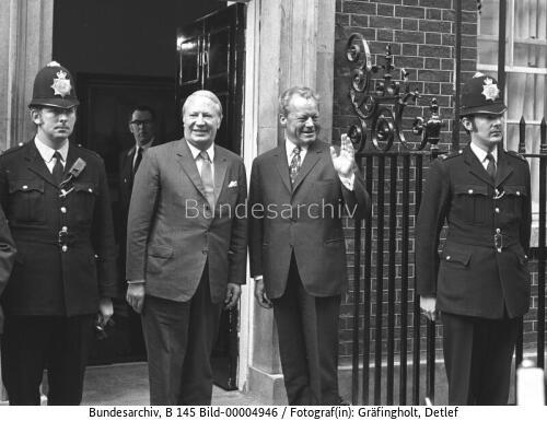 Bundeskanzler Brandt in Großbritannien 1972