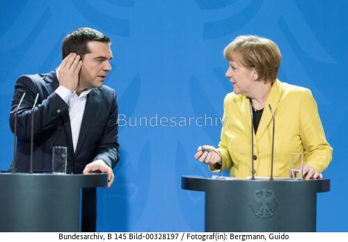 Griechischer Ministerpräsident Alexis Tsipras in Berlin  2015