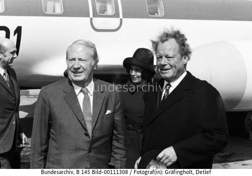 Bundeskanzler Brandt in Großbritannien 1972