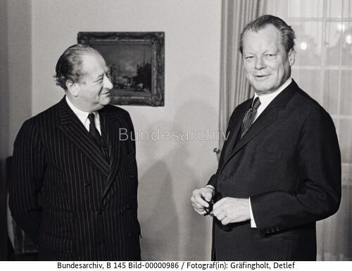 Österreichischer Bundeskanzler Kreisky in Bonn 1972