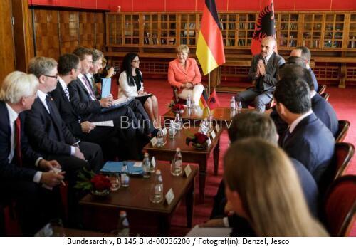 Bundeskanzlerin Angela Merkel: Balkan-Reise 2015