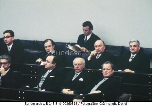Bundestagssitzung 1972