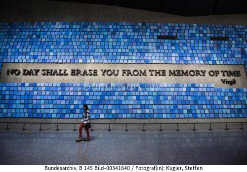 Ground Zero Memorial & Museum in New York 2015