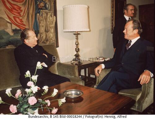 Österreichischer Bundeskanzler Kreisky in Bonn 1972