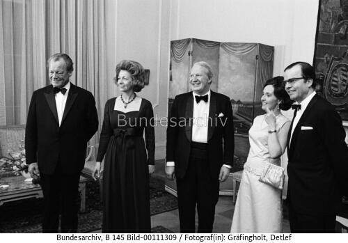 Bundeskanzler Brandt in Großbritannien 1972