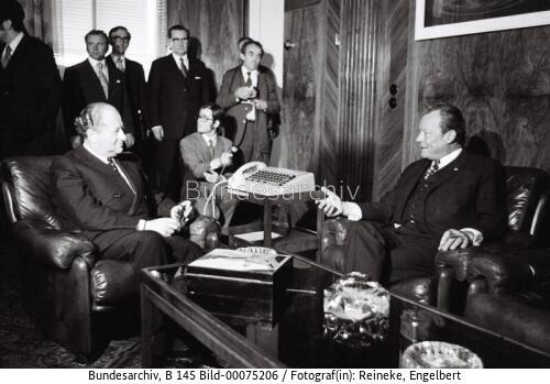 Bundeskanzler Brandt in Österreich 1972
