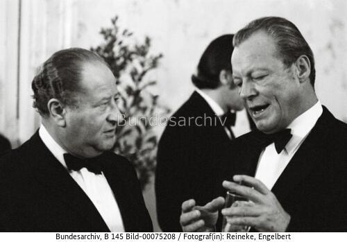 Bundeskanzler Brandt in Österreich 1972