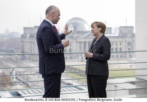 Albanischer Ministerpräsident Rama in Berlin 2014