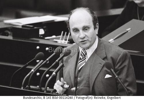 Bundestagssitzung 1973 / Energielage / MdB Lambsdorff