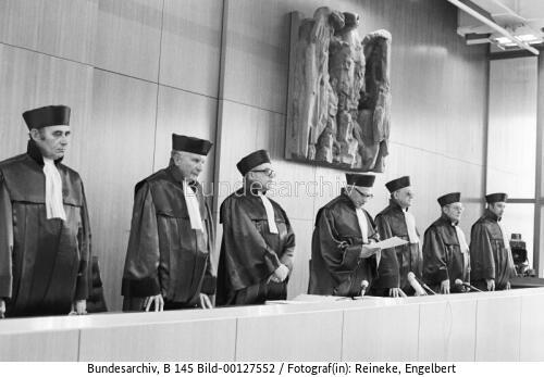 Bundesverfassungsgericht: Verhandlung zu Grundlagenvertrag mit DDR 1973