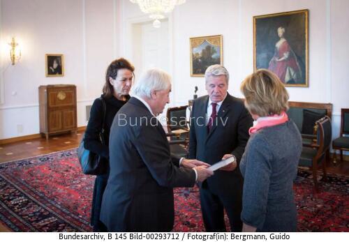 Bundespräsident Gauck empfängt Cees Nooteboom 2013
