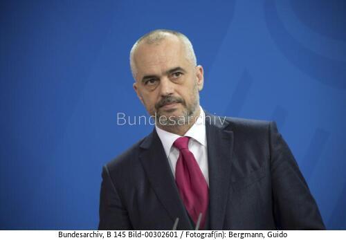 Albanischer Ministerpräsident Rama in Berlin 2014