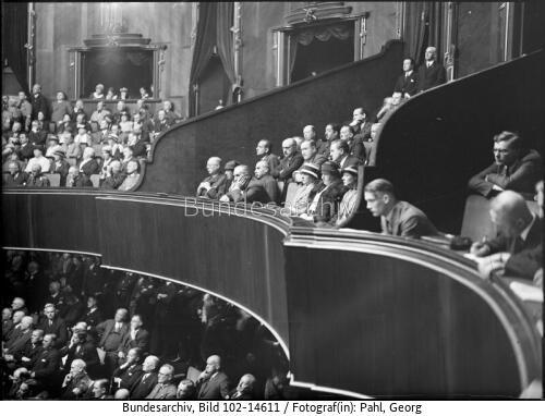 Berlin, Reichstag, Diplomatenloge