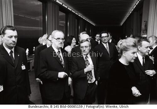 Herbert Wehner und Rudolf Augstein 1973