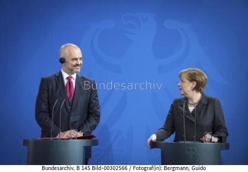 Albanischer Ministerpräsident Rama in Berlin 2014