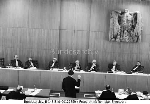 Bundesverfassungsgericht: Verhandlung zu Grundlagenvertrag mit DDR 1973