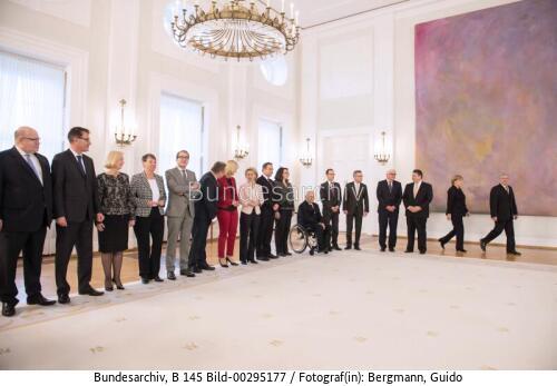 Ernennung der Mitglieder des Bundeskabinetts 2013