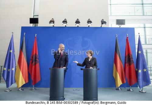 Albanischer Ministerpräsident Rama in Berlin 2014