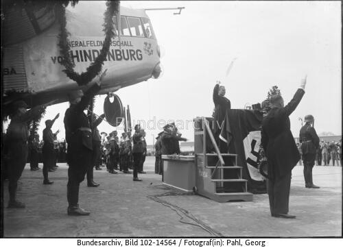 Berlin, Flugzeug Junkers G 38, Taufe