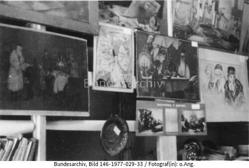 Minsk, Ausstellung des ERR