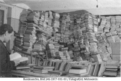Riga, Diensstelle ERR, Bücherlager