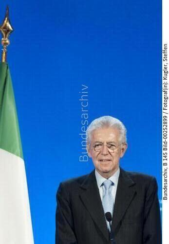 Italienischer Ministerpräsident Mario Monti 2011