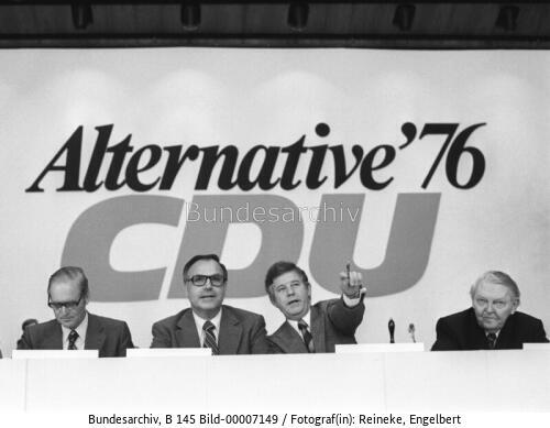 CDU-Parteitag in Mannheim 1975