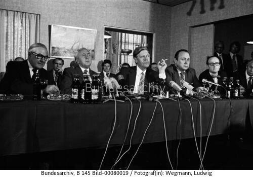 Britischer Premierminister Wilson in Hamburg 1975