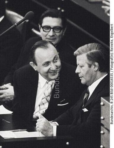 Bundestagssitzung / 1. Regierungserklärung von Bundeskanzler Schmidt 1974