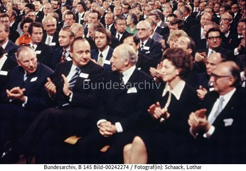 Wahl von Bundespräsident Walter Scheel 1974