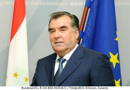 Tadschikischer Präsident Rahmon in Berlin 2011