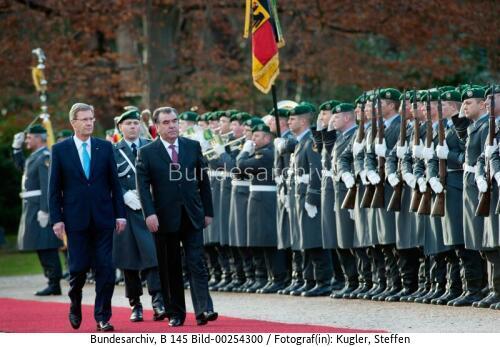 Tadschikischer Präsident Rahmon in Berlin 2011