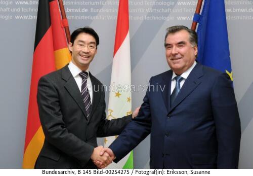 Tadschikischer Präsident Rahmon in Berlin 2011