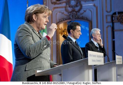 Bundeskanzlerin Merkel in Frankreich 2011