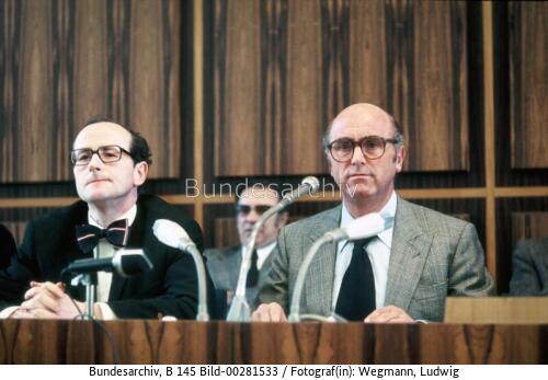 StS Rüdiger von Wechmar und Armin Grünewald 1974