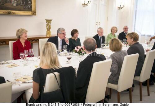 Bundespräsident Gauck: Mittagessen zu Ehren von Friede Springer 2012