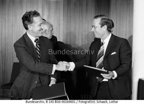 Deutsch-israelisches Verkehrsabkommen in Bonn 1975