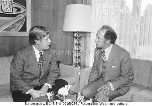 Kanadischer Ministerpräsident Trudeau in Bonn 1975