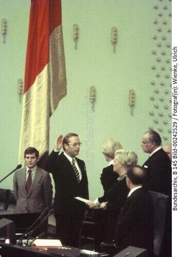 Vereidigung von BM Kurt Gscheidle 1974