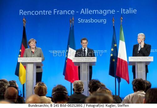Bundeskanzlerin Merkel in Frankreich 2011