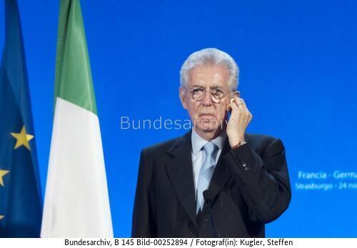 Italienischer Ministerpräsident Mario Monti 2011