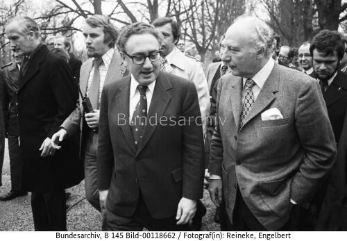 US-Außenminister Kissinger in Erftstadt 1974