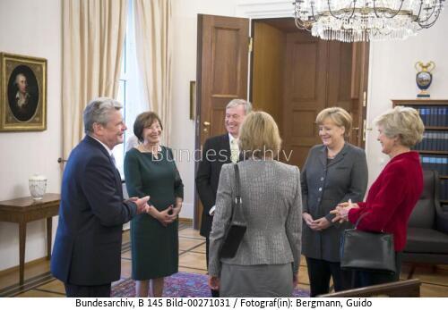 Bundespräsident Gauck: Mittagessen zu Ehren von Friede Springer 2012