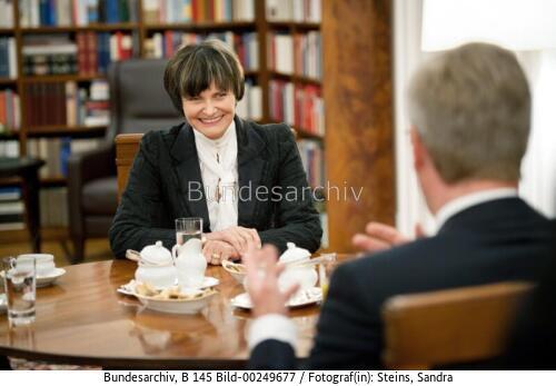 Schweizerische Bundespräsidentin Micheline Calmy-Rey in Deutschland 2011