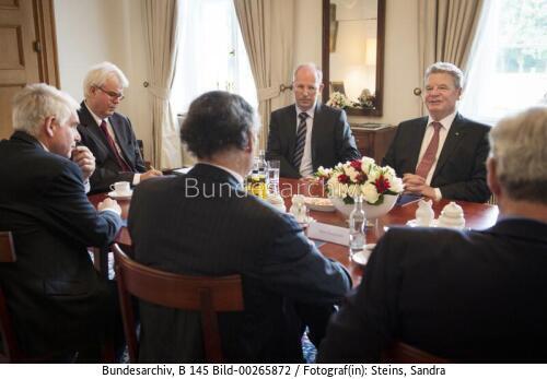 Bundespräsident Gauck empfängt Vertreter des Zentralrats der Juden 2012