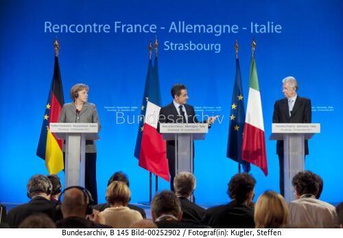 Bundeskanzlerin Merkel in Frankreich 2011
