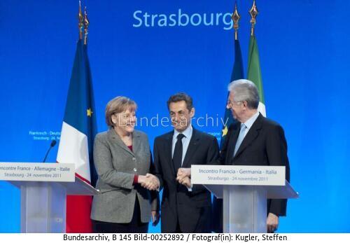 Bundeskanzlerin Merkel in Frankreich 2011